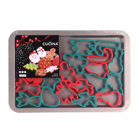 Koekjes Bakplaat + Uitstekers Kerst