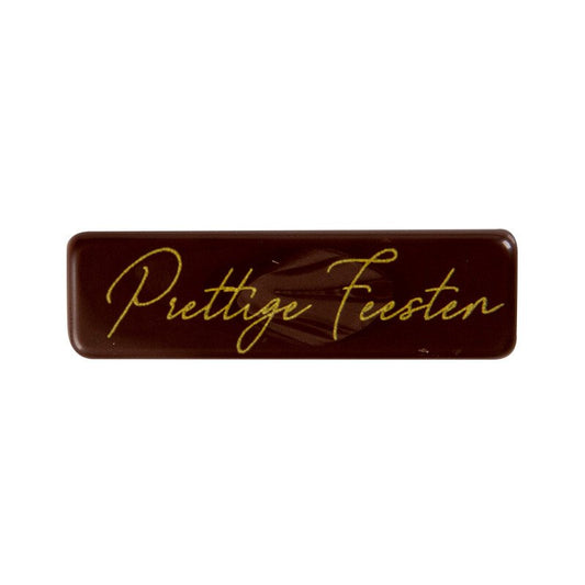 chocolade Prettige feestdagen 4,5x1,3 cm