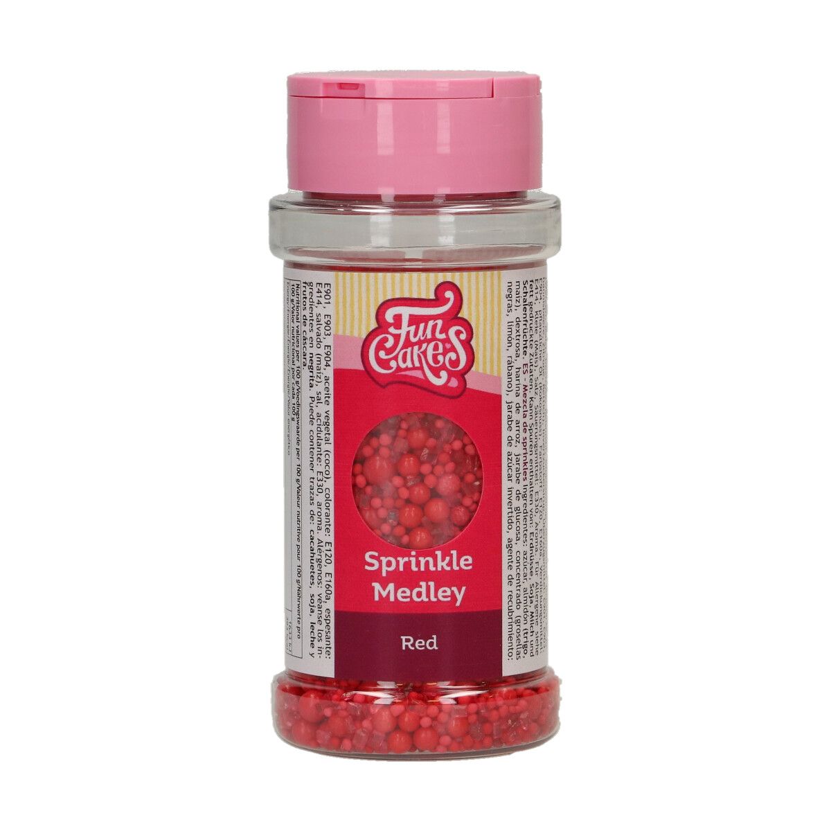 FUNCAKES SPRINKLE MEDLEY ROOD 70G