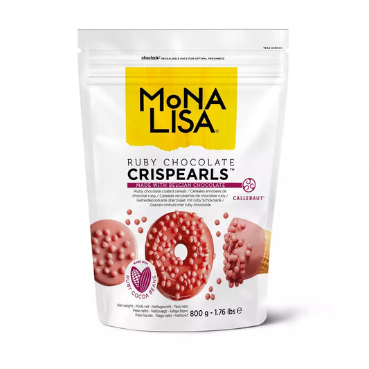 Callebaut Chocolade Crispy Pearls Ruby 150 gram