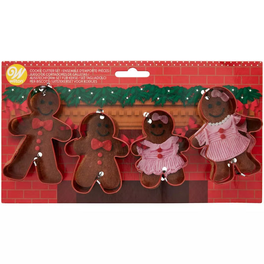 Wilton Uitsteker Gingerbread Set/4
