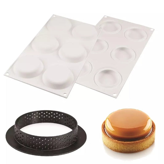 Silikomart Siliconenvorm & Taartring Set