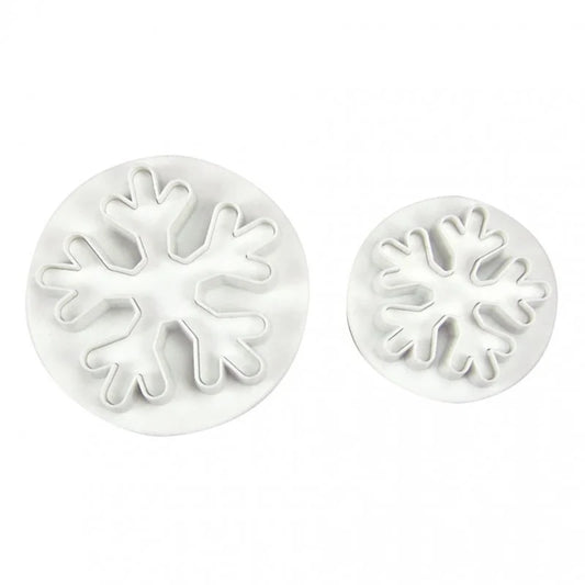 Städter Sneeuwvlok plunger cutter set van 2