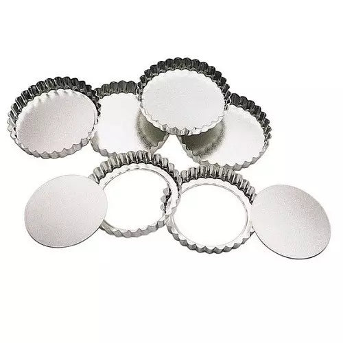 Kitchen Craft Quichevormpjes diameter 10 cm set/6