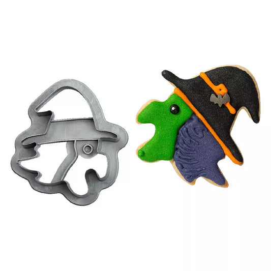 Koekjes Uitsteker Halloween Heks 8x2,2(h) cm