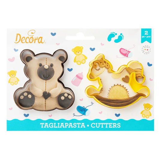 Decora Uitsteker Set Bertje en Paardtje -2st-