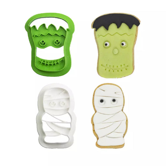 Koekjes Uitsteker Set Halloween Monsters 2-delig