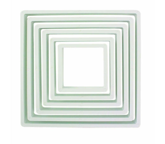 KUNSTSTOF UITSTEKERS VIERKANT SET/6 - PME