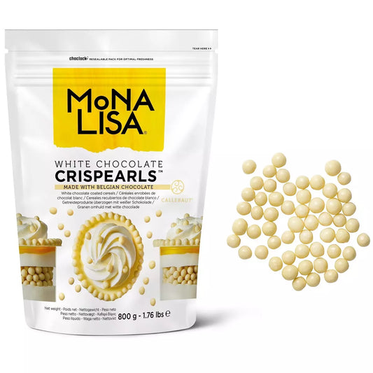 Callebaut Chocolade Crispy Pearls Wit 150 gram