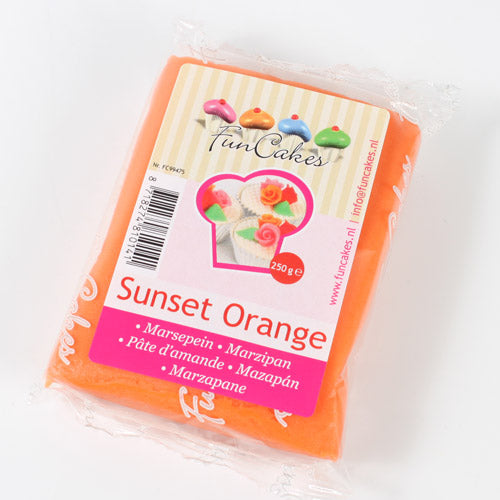 Marsepein Oranje -Sunset Orange- 250gr.