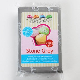 Rolfondant Grijs - Stone Grey - 250gr