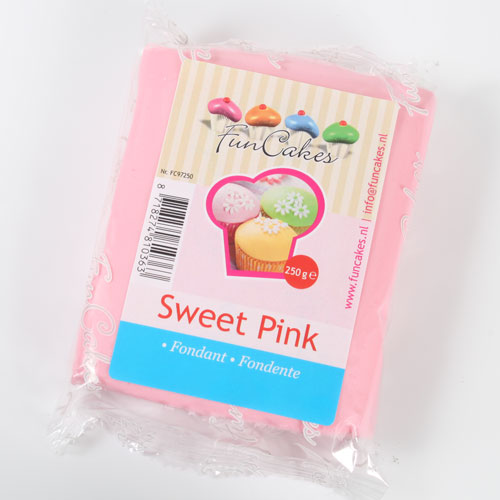 Rolfondant roze -sweet pink- 250gr