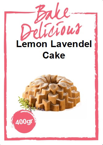 Lemon lavendel cakemix 400gr