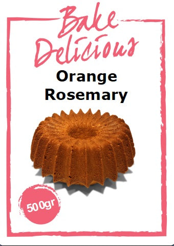 Orange Rosemary cakemix 500gr