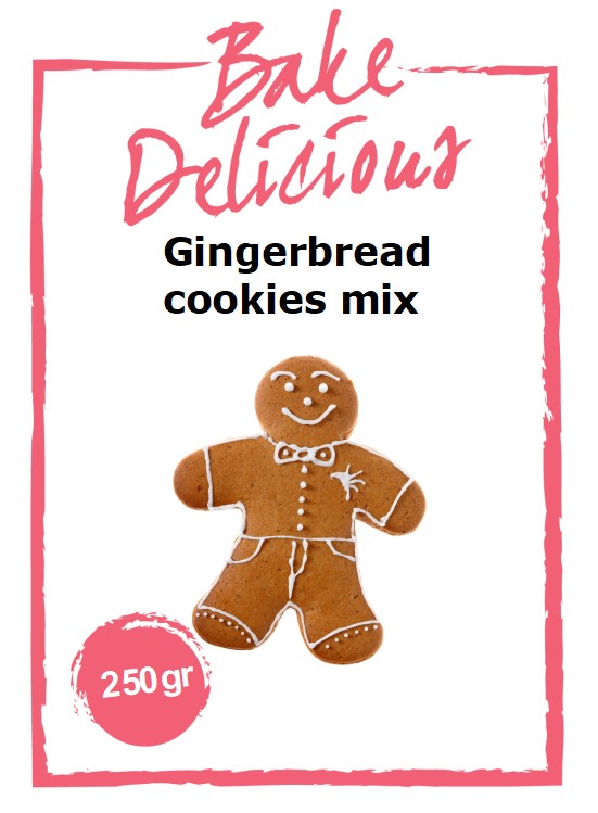Bake Delicious gingerbread cookies 250gr