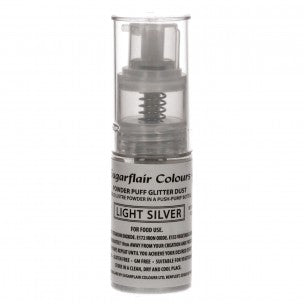 Light Silver  Glitter Dust Pump Spray