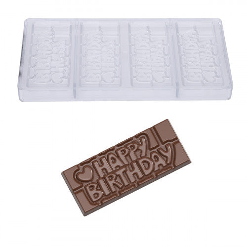 Chocoladevorm- Happy birthday