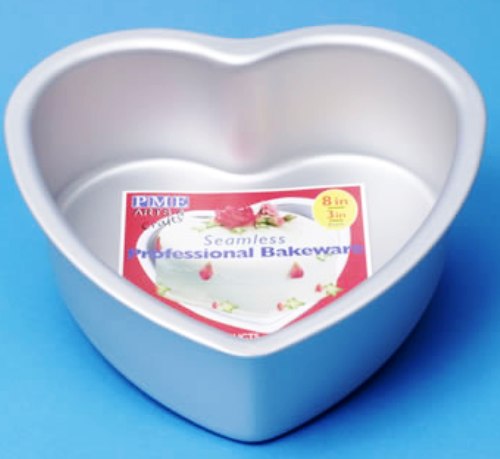 Deep Heart Cake Pan 15x7.5cm