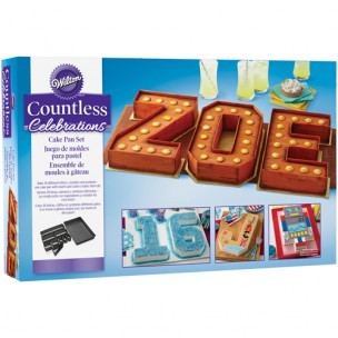 WILTON letters & numbers Cake Pan