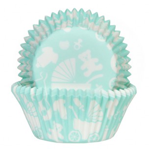 Baking Cups Baby Mint pk/50