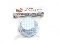 Baking cups Ruit Pastel Blauw pk/50