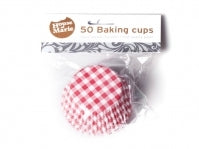 Baking cups Ruit Rood pk/50