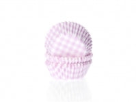 Mini Baking cups ruit roze pk/60