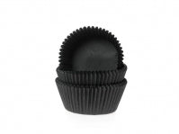 Mini Baking Cups Zwart pk/60