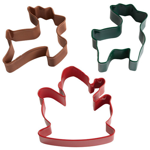 Cookie Cutter Santa and hus Reindeer Set/3