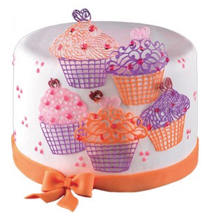Cupcakes Wonder Cakes Silicone Mat