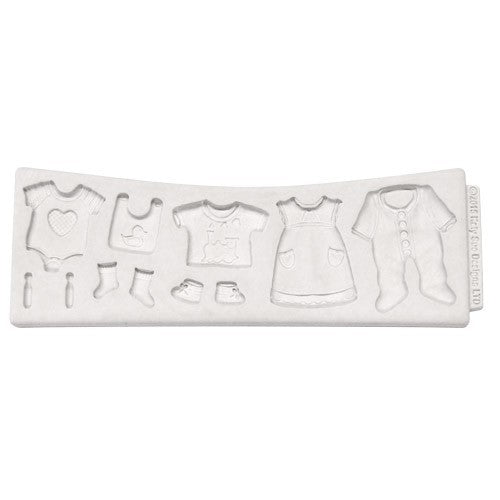 Baby Clothes Washing Line  Silicone Mould