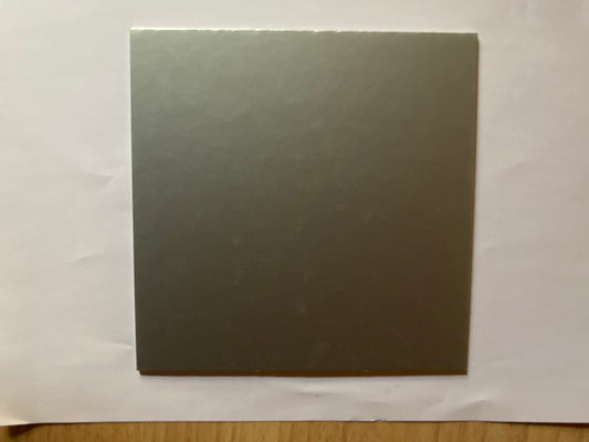 Taartkarton (3mm)24x24cm -Zilver