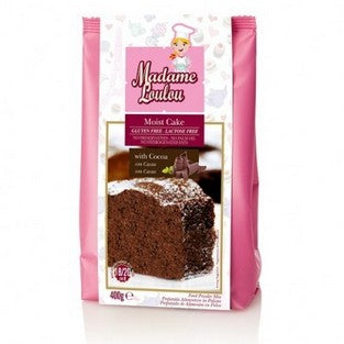 Lactose -glutenvrije chocolade cakemix 400gr