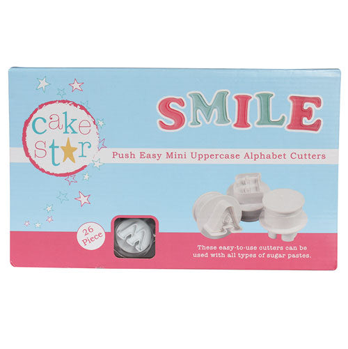 Push Easy Cutters Mini Uppercase Alfabeth set/26