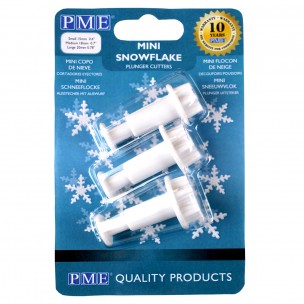 Snowflake plunger cutter set/3