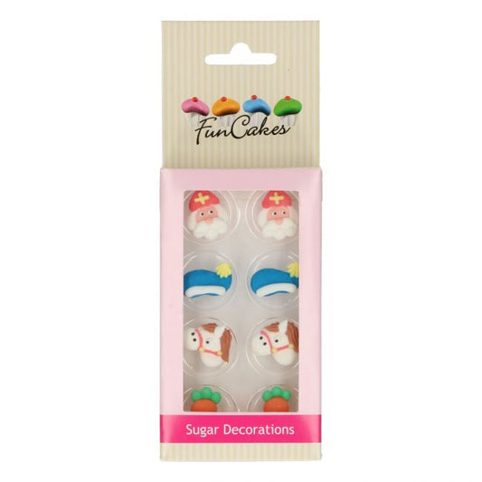 funcakes suikerdecoratie sinterklaas set/8