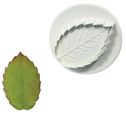 Veined Rose leaf Plunger Cutter 25mm