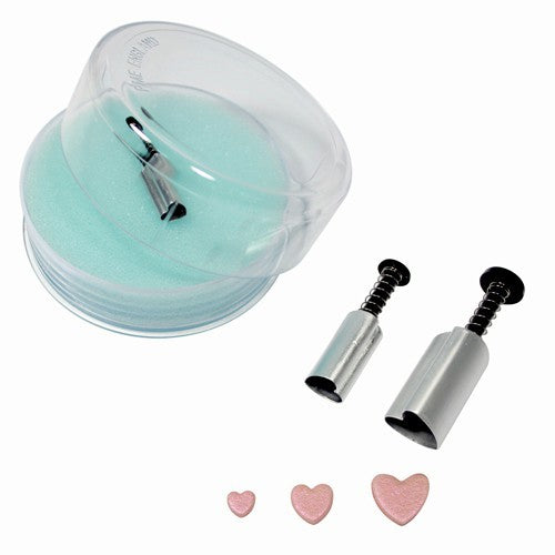 Mini Heart Shape Plunger Cutter set/3