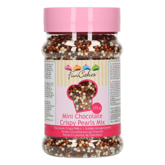 Funcakes mini chocolade crispy pearls-mix-175g