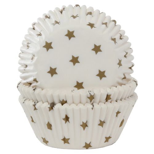 house of marie baking cups ster goud pk/50
