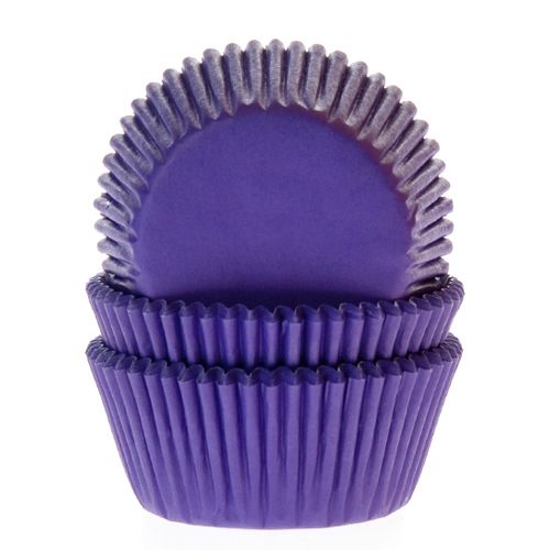 Cupcake baking cups paars 50 stuks