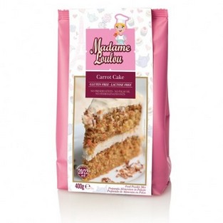 Lactose-glutenvrije carrot cakemix 400gr