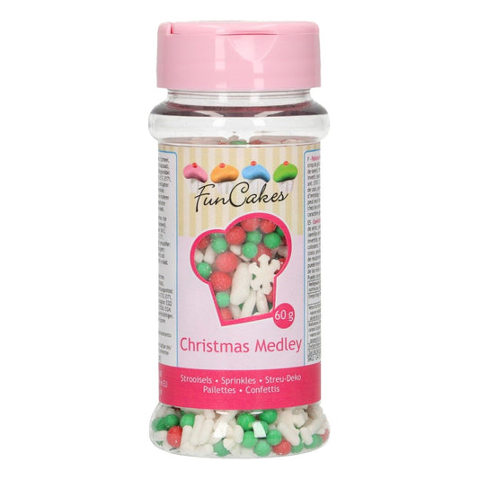 Funcakes christmas sprinkles 65g