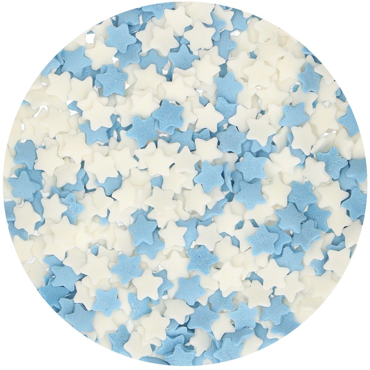 Funcakes mini stars blue/white 55g
