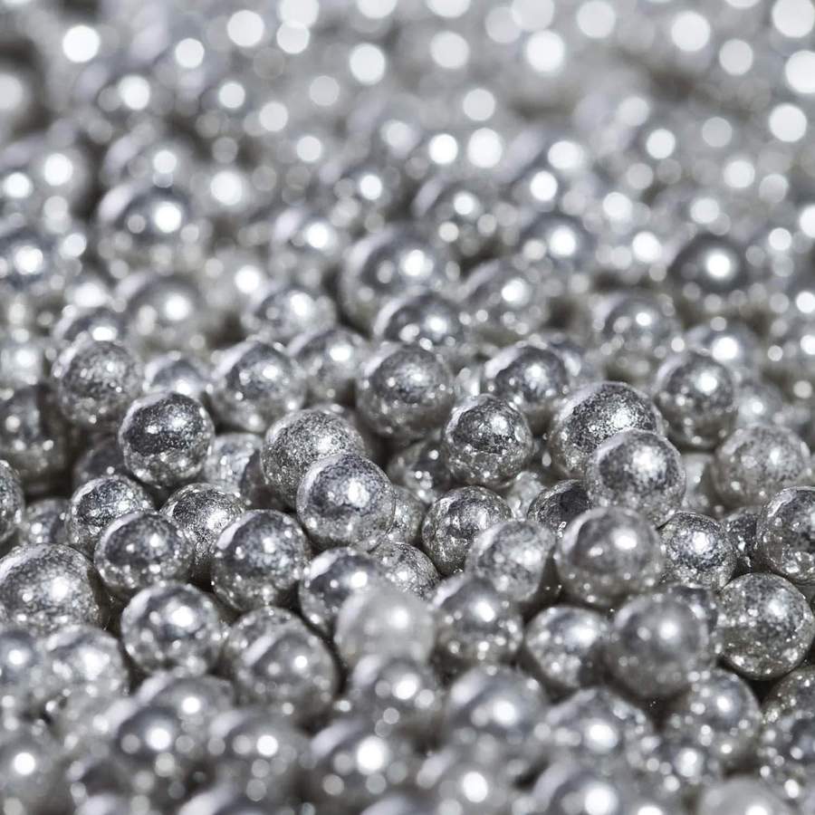 Happy Sprinkles – Silver Metallic Pearls 90g
