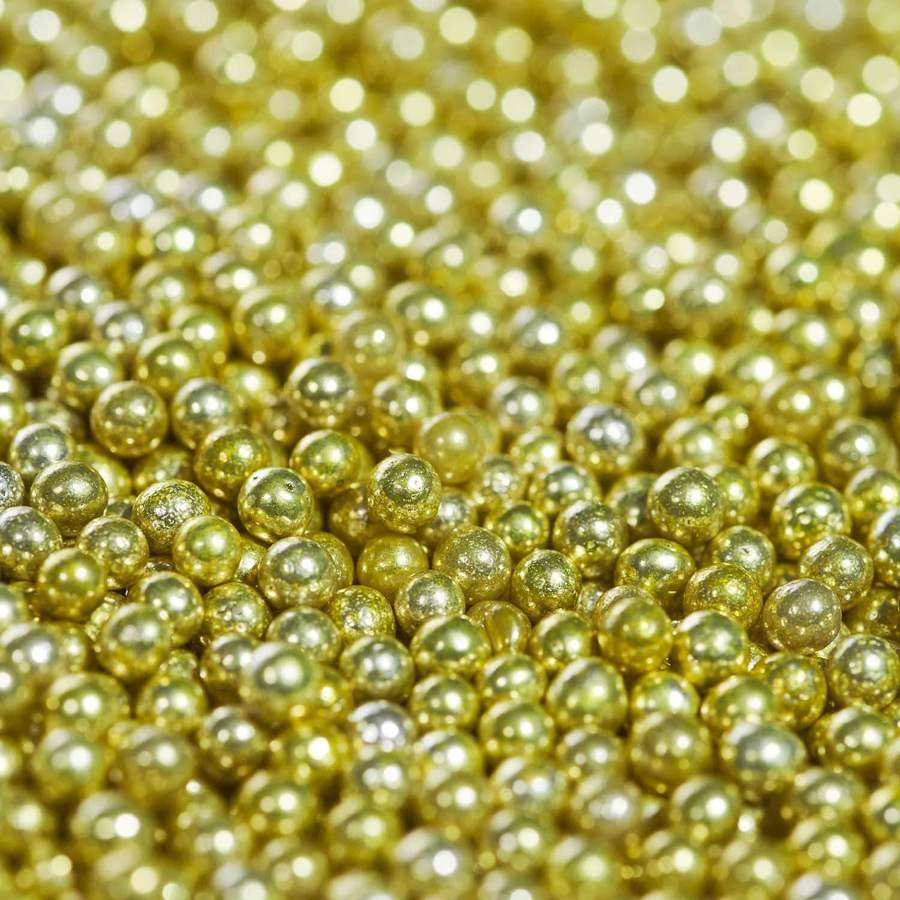 Happy Sprinkles – Gold Metallic Pearls 90g