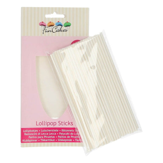 Funcakes lollipop sticks 50 stuks-15cm