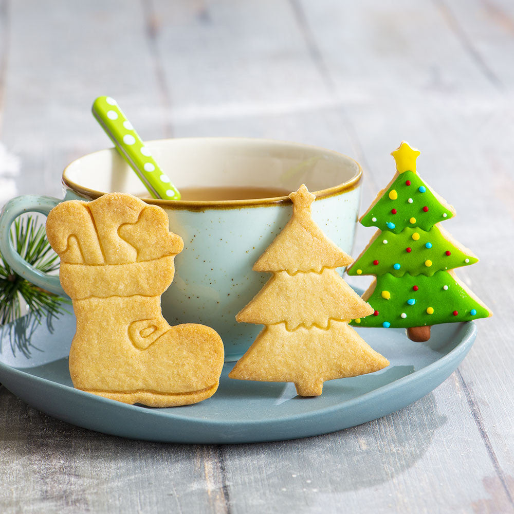 Koekjes Uitstekerset Kerstboom & Laars