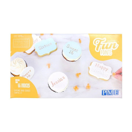 Pme Fun fonts-cookies-cupcakes-collectie 2