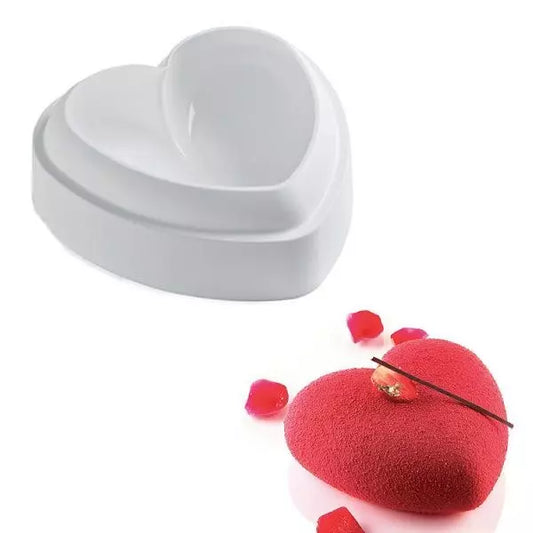 Silikomart Siliconen Vorm Amore 14,2x13,7x5cm + cutter